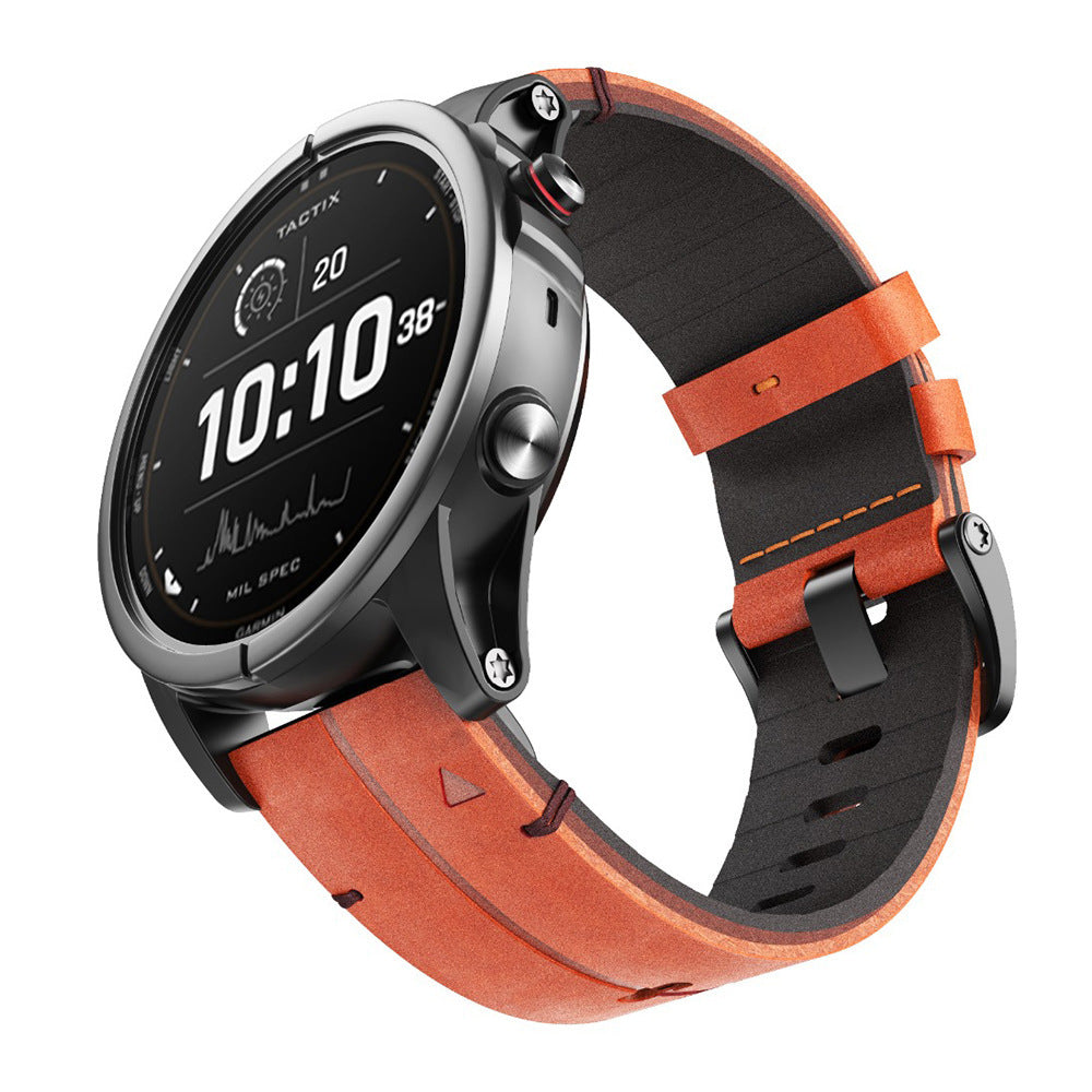 Quick Release Leather Strap Business Wristband
