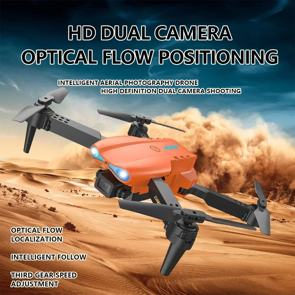 Dual Camera WIFI fpv Aircraft Quadcopte Obstacle Avoidance Aerial Photography Drone E99Pro Drone HD Professional 4k drone