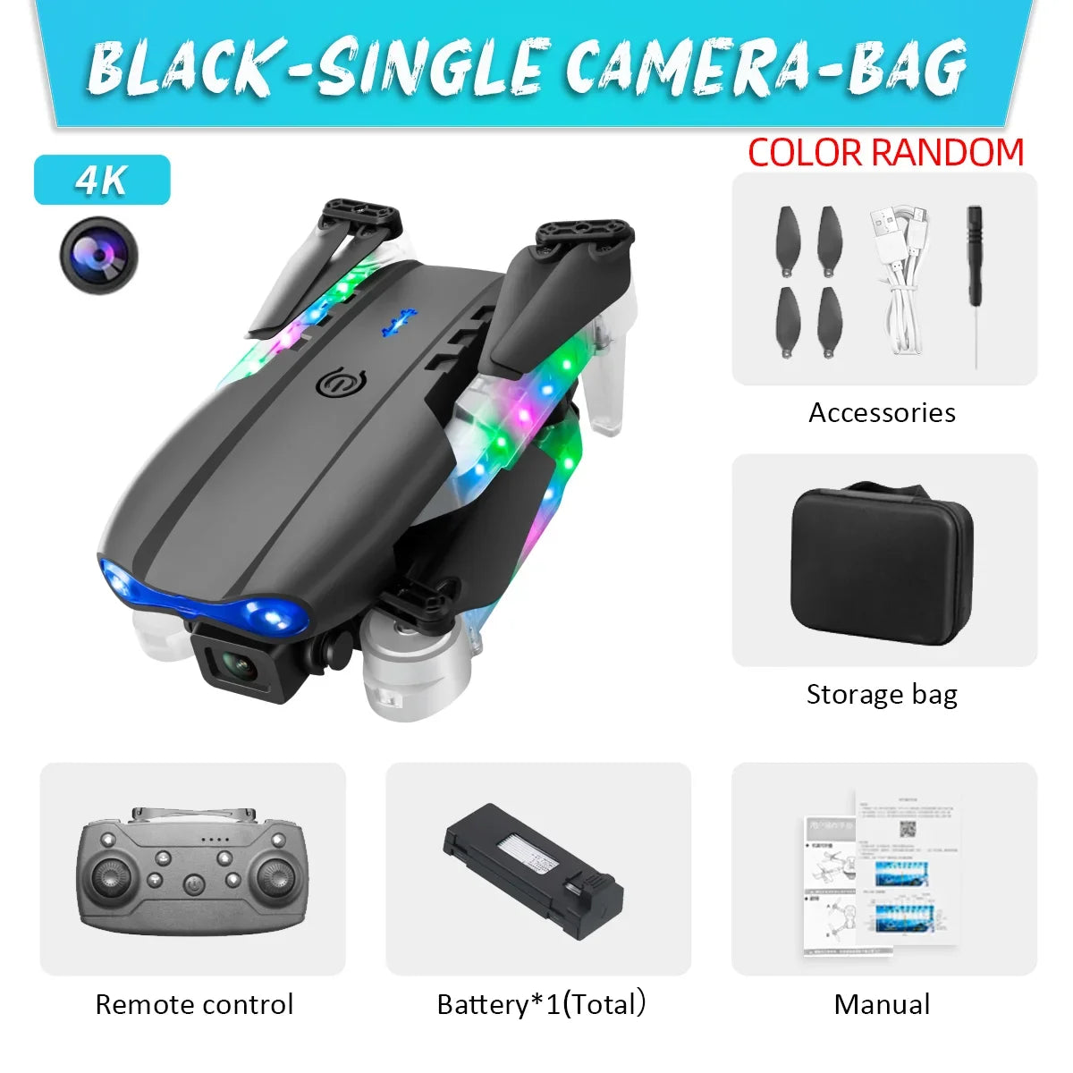Dual Camera WIFI fpv Aircraft Quadcopte Obstacle Avoidance Aerial Photography Drone E99Pro Drone HD Professional 4k drone