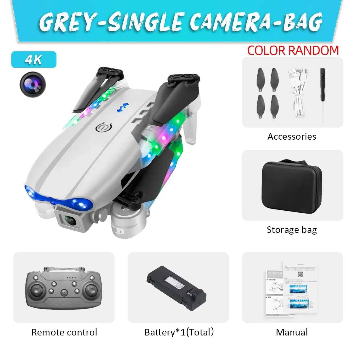 Dual Camera WIFI fpv Aircraft Quadcopte Obstacle Avoidance Aerial Photography Drone E99Pro Drone HD Professional 4k drone