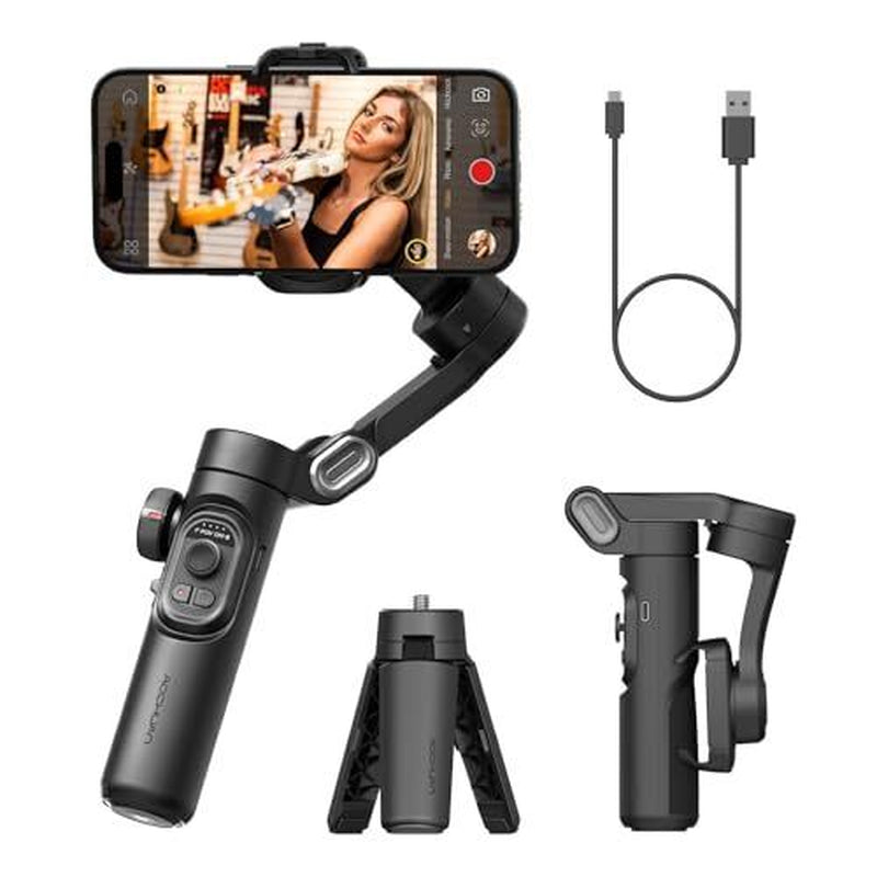 Phone Gimbal Stabilizer 3-Axis Smartphone Foldable Gimbal for Iphone Gimble W...