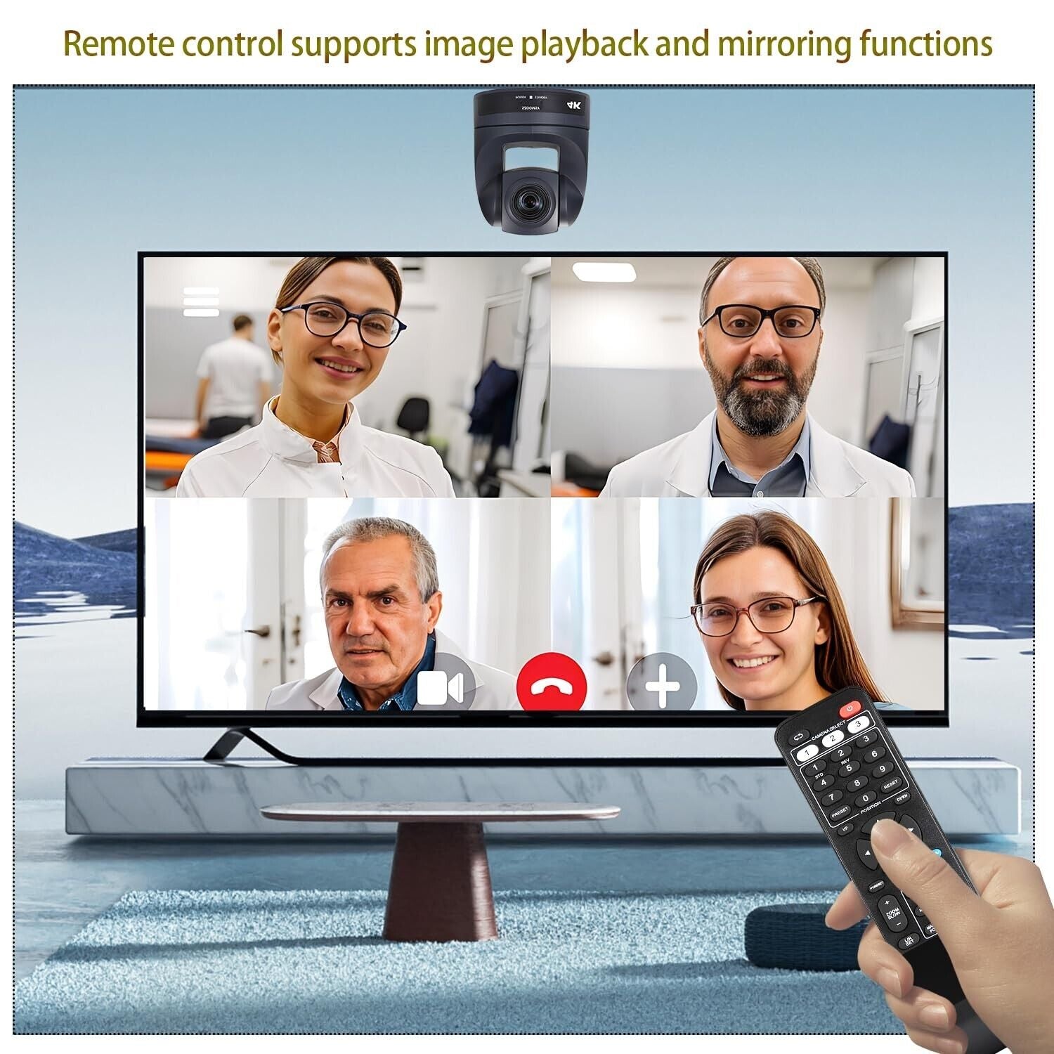 HDMI USB PTZ Camera 20X Optical Zoom USB Support 4K30Fps, HDMI Support 1080P ...