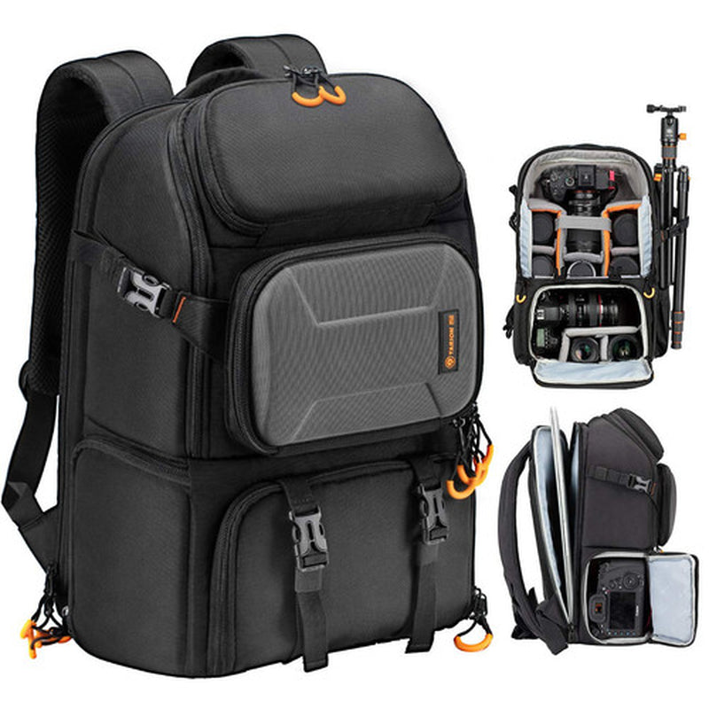Pro Camera Backpack Large Camera Bag with Laptop Compartment Tripod Holder Wa...