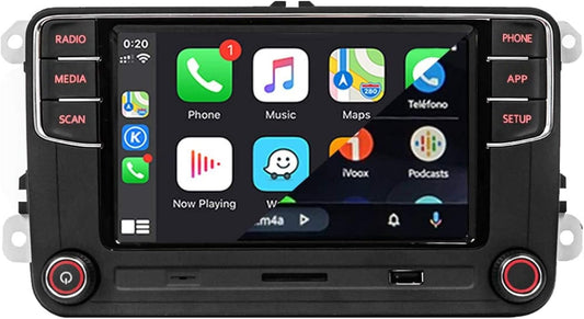 6.5" Car Stereo RCD360 PROII RCD330 Carplay Android Auto Bluetooth USB SD RVC FM for VW Golf MK5 MK6 Passat Caddy Jetta Polo CC EOS (Backup Camera Actived)
