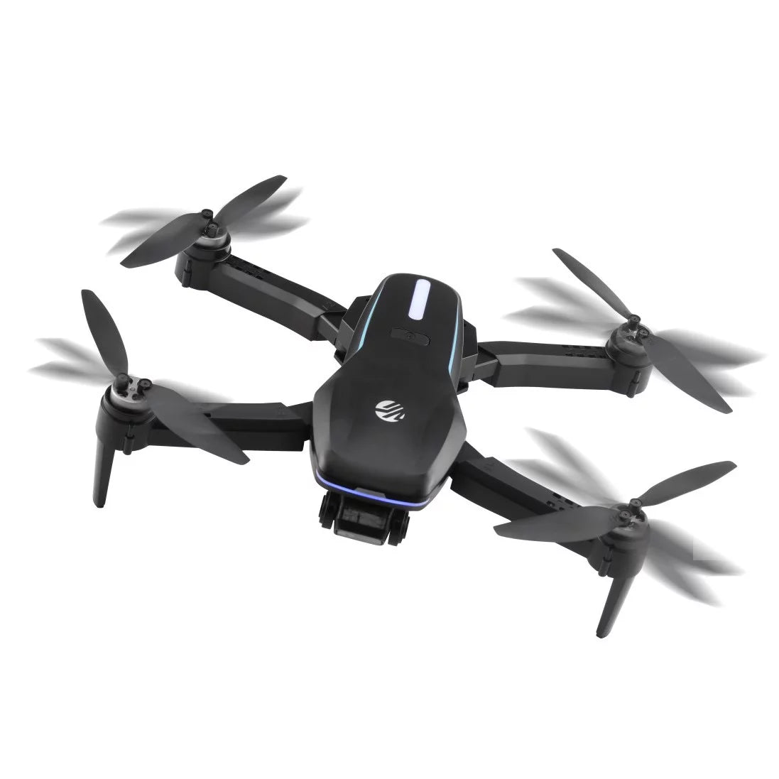 Sky Flow 4K Aerial Camera Drone Image Stabilization & Carrying Case, Black